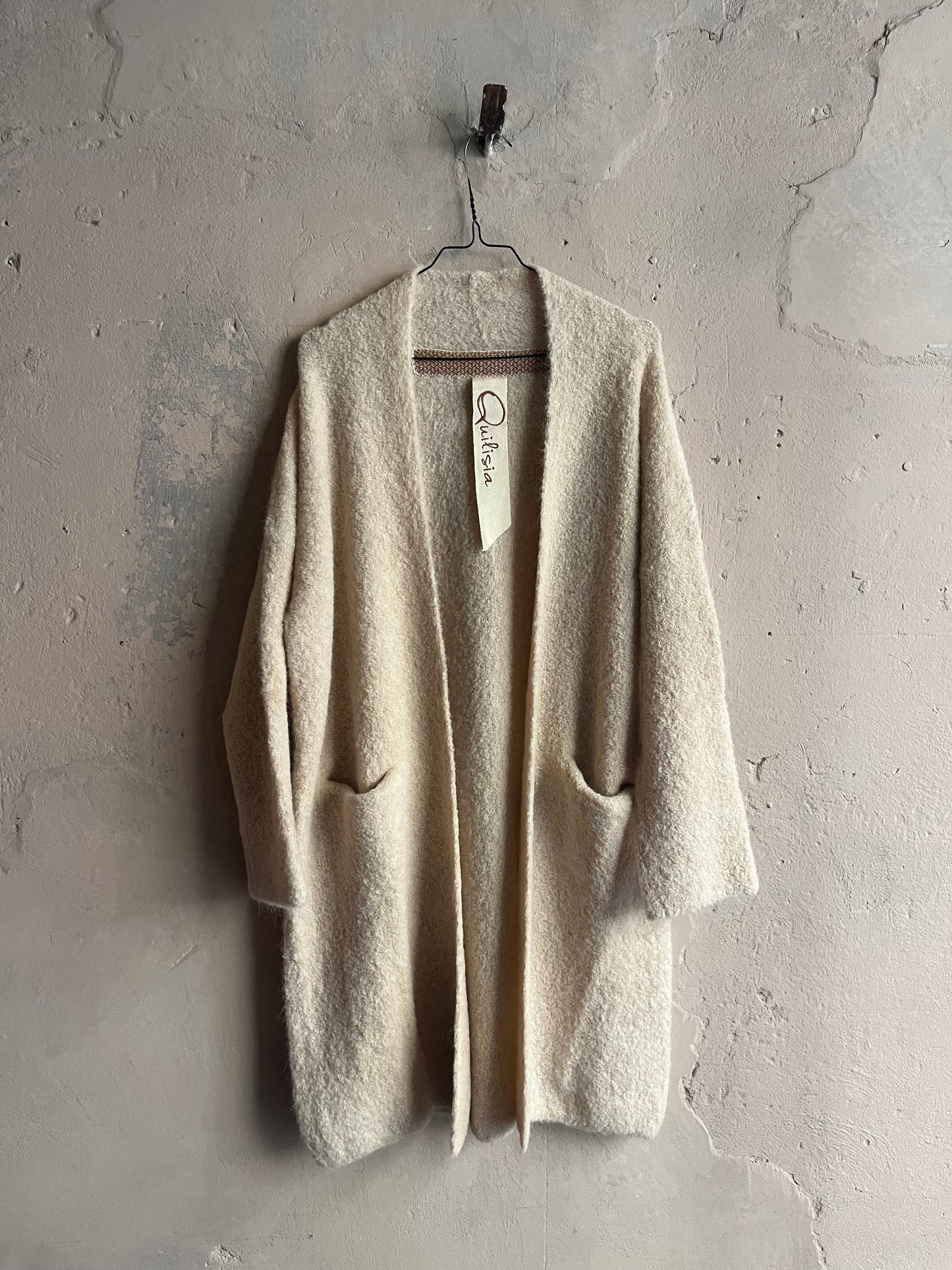 Cardigan/cappotto burro Quilisia