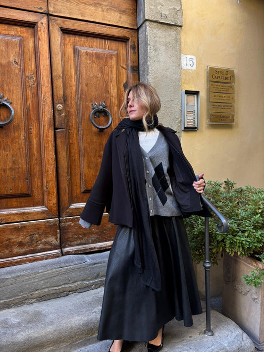 Gonna ecopelle Floor