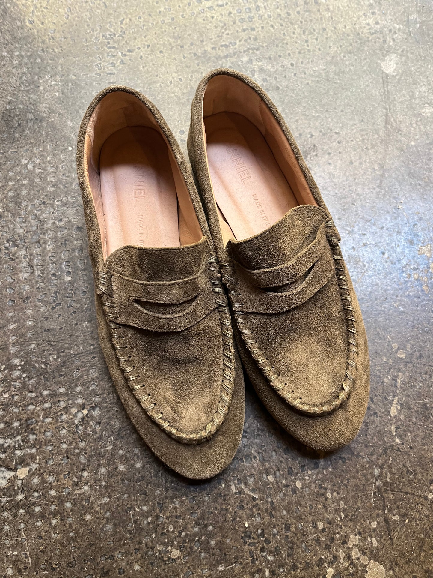 Mocassino scamosciato Anniel