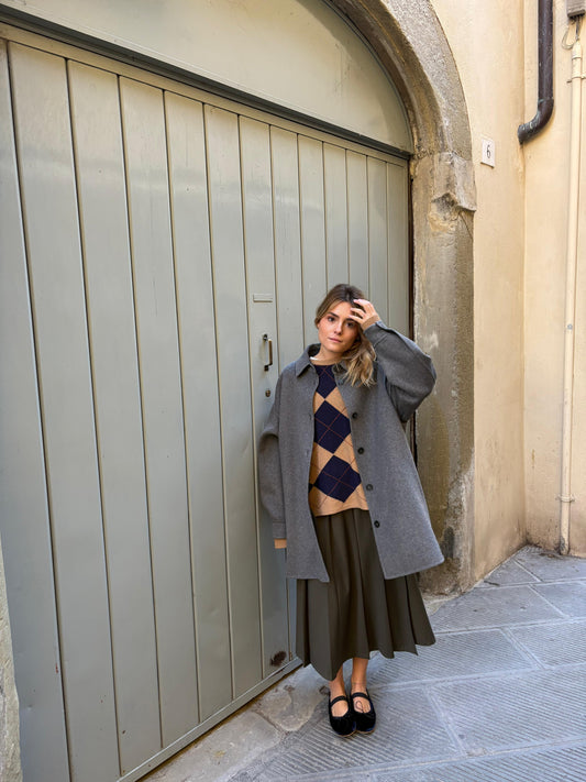 Maglia rombi asimmetrica Floor