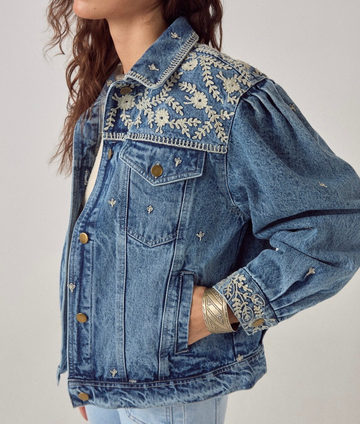 Giacca denim Maison Hotel