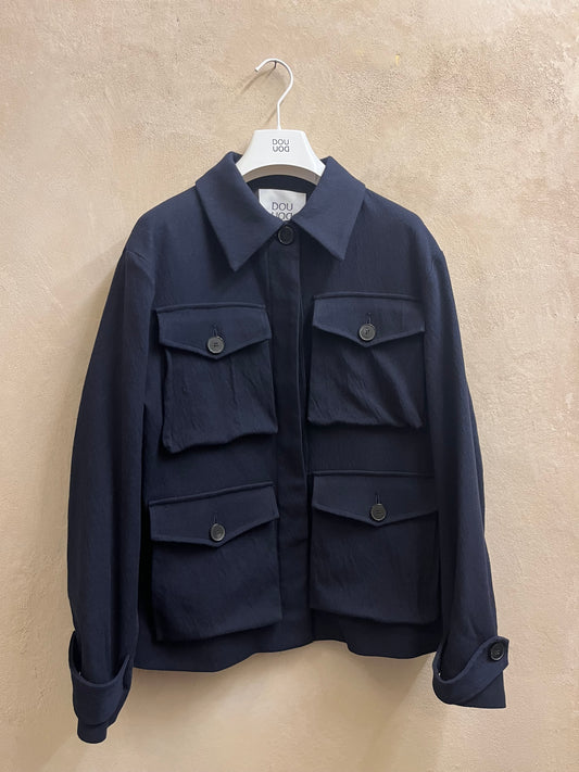 Giacca blu Douuod Woman