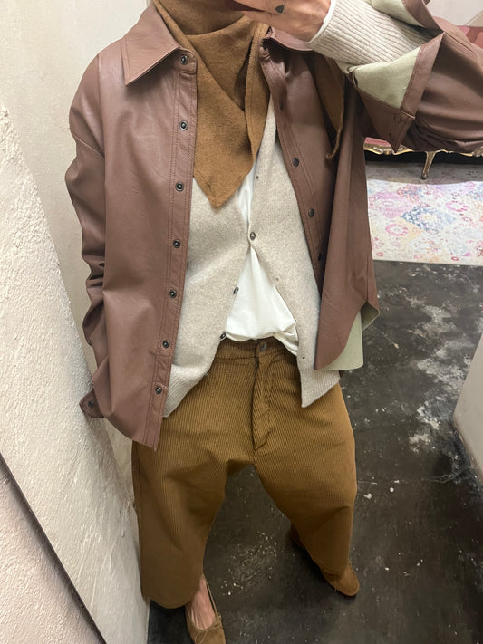 Giacca/camicia ecopelle Floor