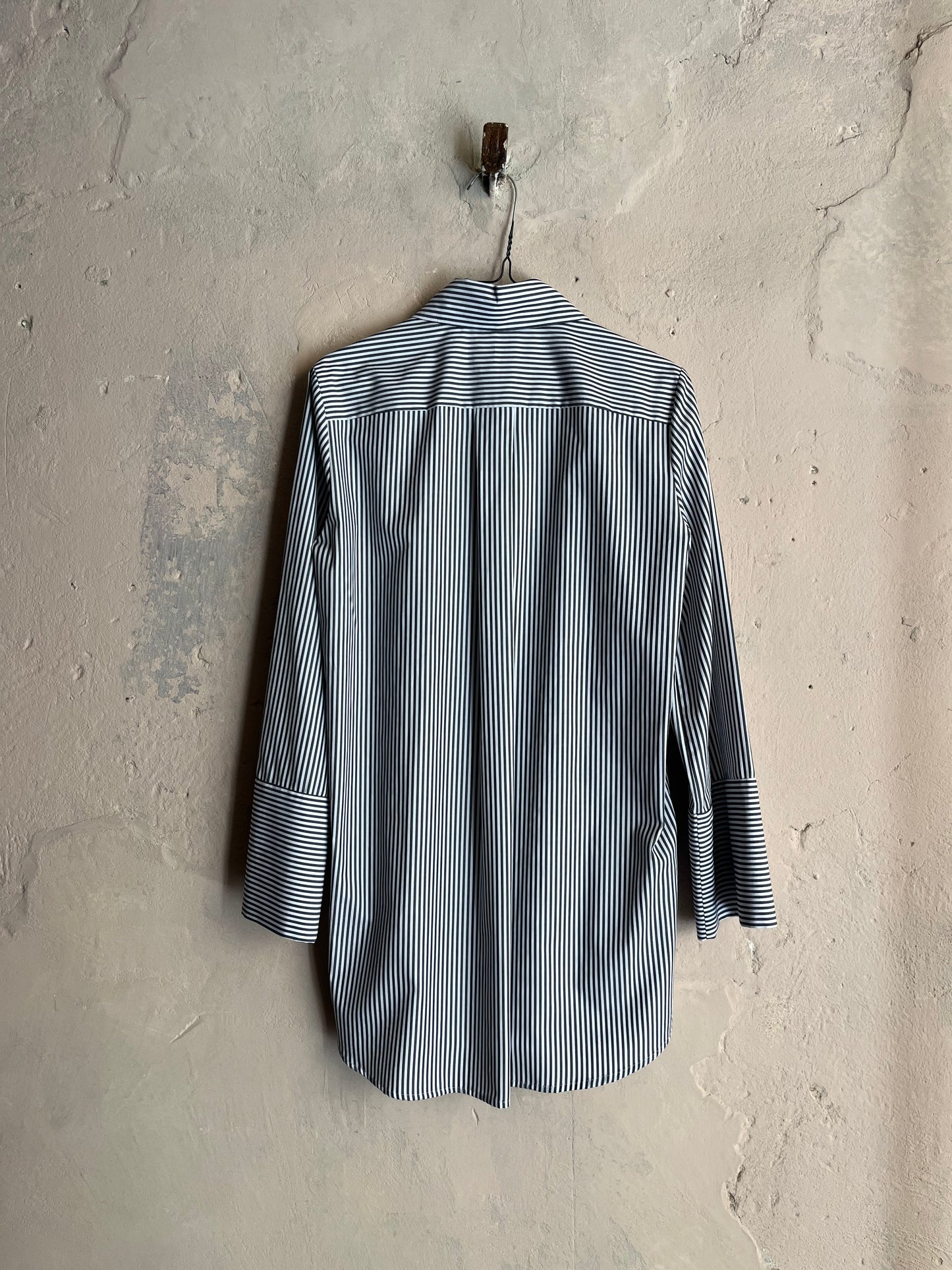 Camicia cotone grigio/panna 1978